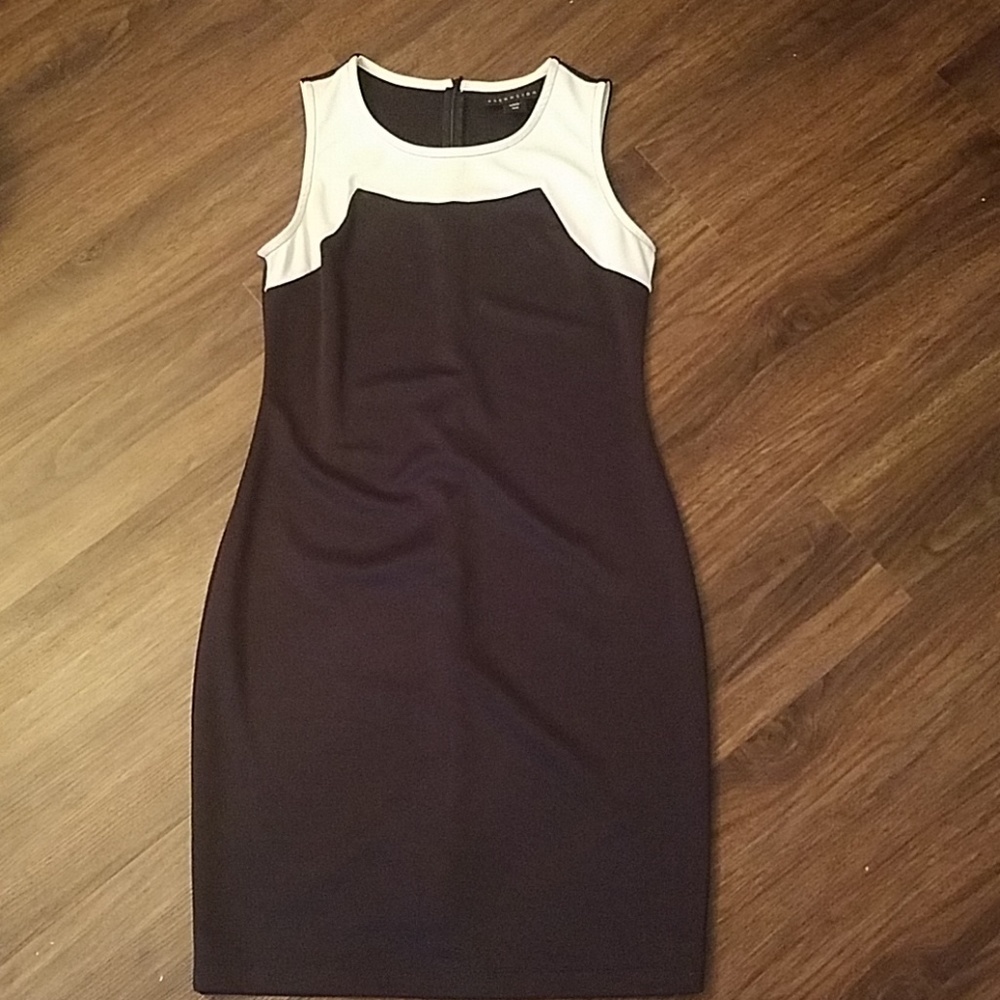 Black and white dress